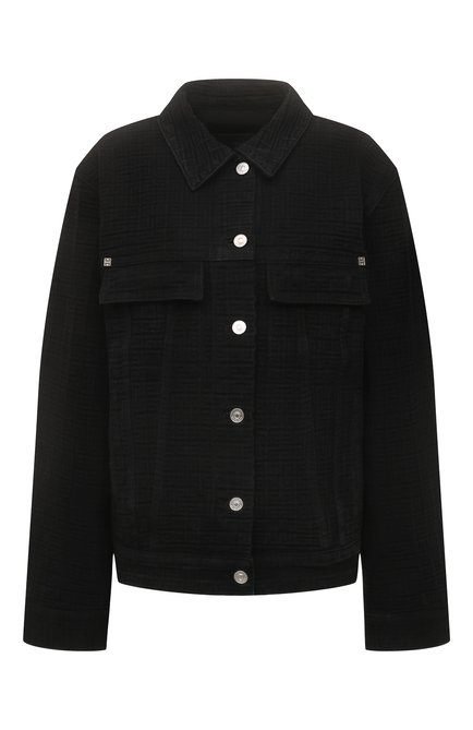 Женская джинсовая куртка GIVENCHY черного цвета по цене 193500 руб., арт. BW00C350QB | Фото 1