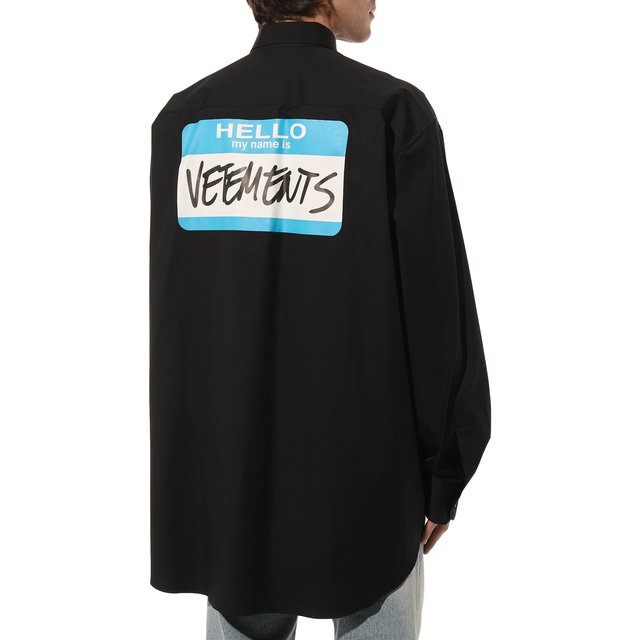 фото Хлопковая рубашка vetements