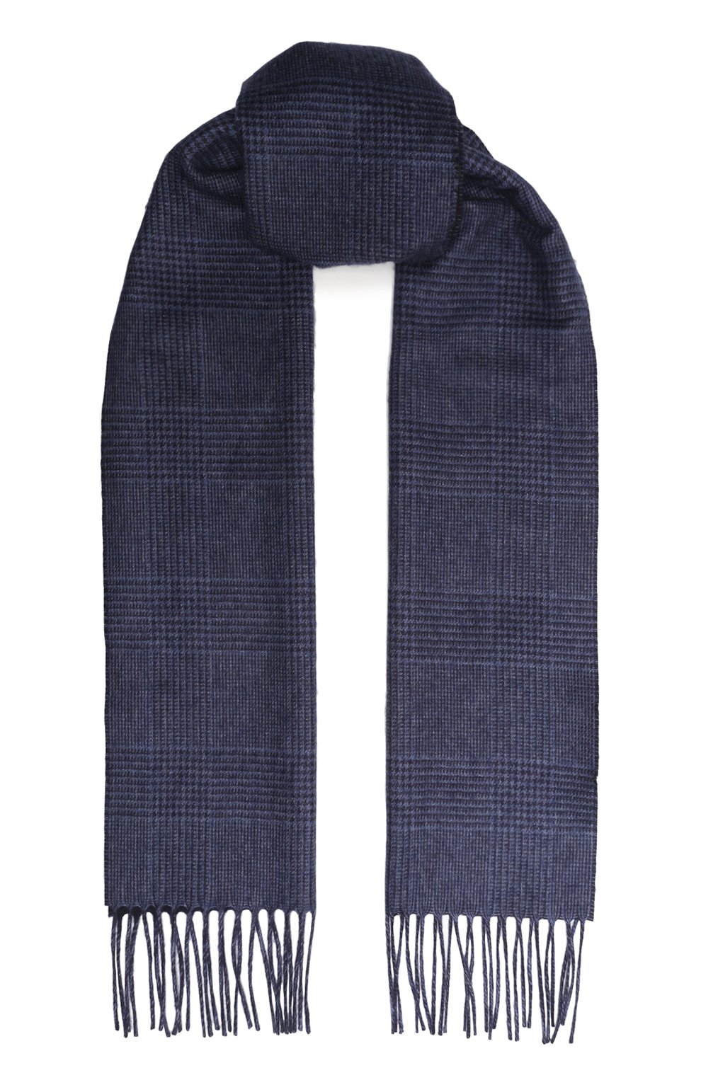 Мужской синий шарф из шелка и кашемира PIACENZA CASHMERE 1733 купить в ...