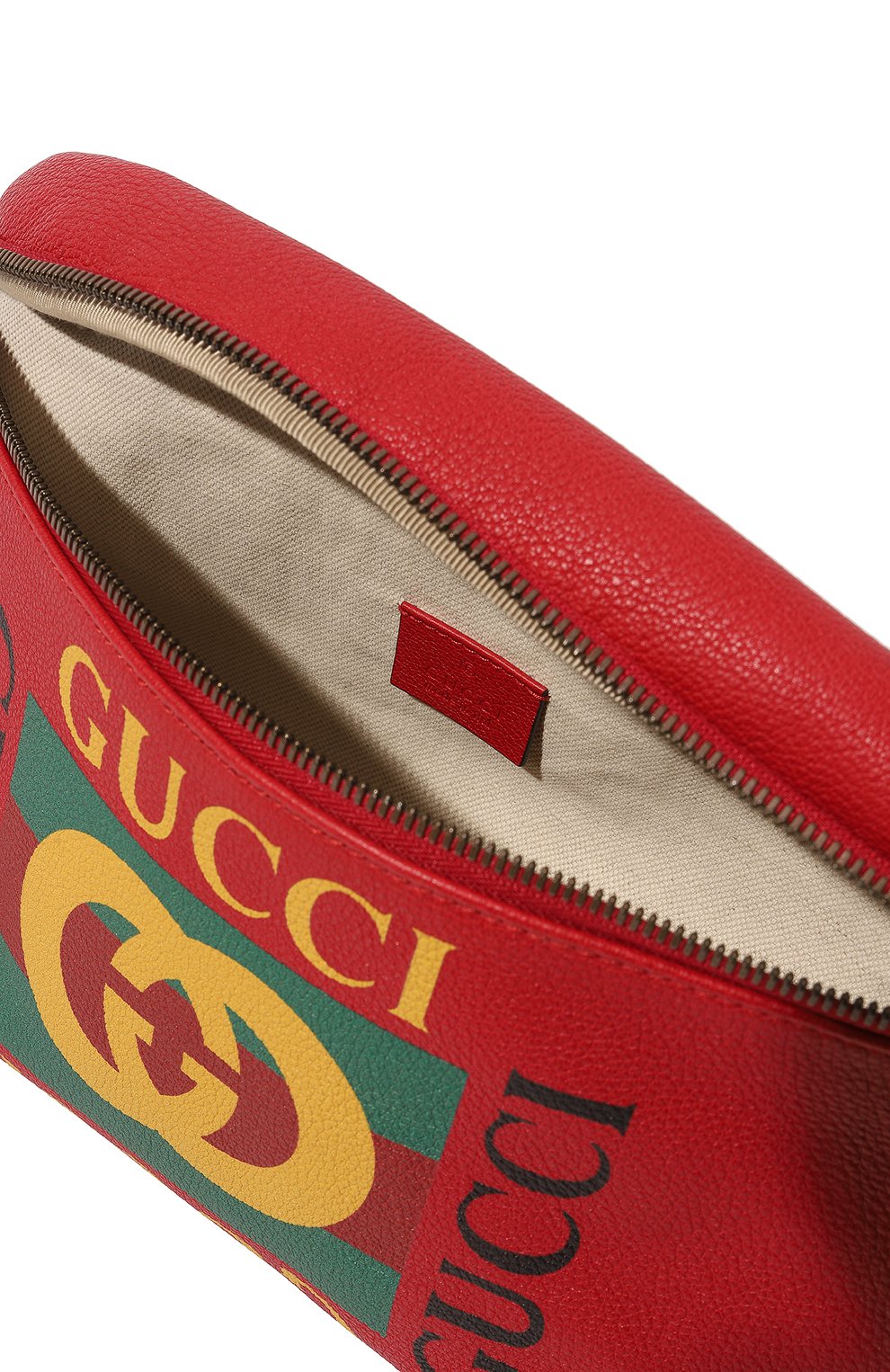 фото Кожаная поясная сумка gucci