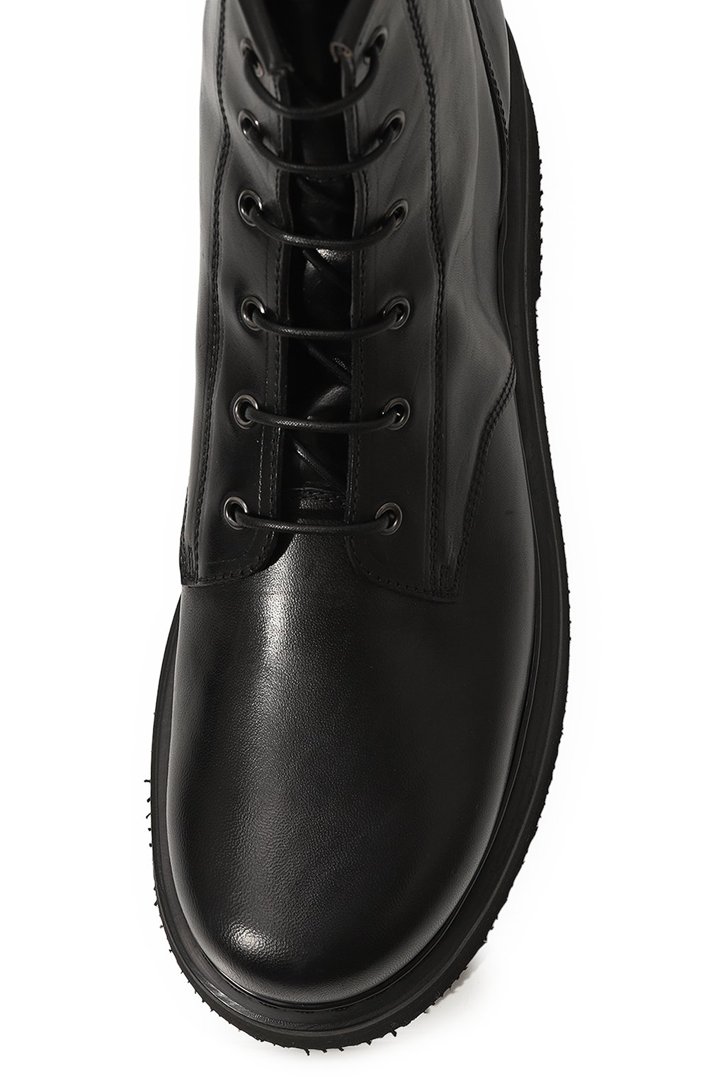 Мужские черные кожаные ботинки PREMIATA купить в интернет-магазине ЦУМ,арт. 32135/LUX