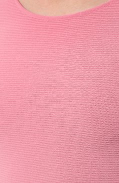 Женский пуловер GIORGIO ARMANI розового цвета, арт. 8NAM31/AM05Z | Фото 5 (Рукава: Длинные; Материал внешний: Синтетический материал, Вискоза; Длина (для топов): Стандартные; Материал сплава: Проставлено; Женское Кросс-КТ: Пуловер-одежда; Драгоценные камни: Проставлено; Стили: Кэжуэл)