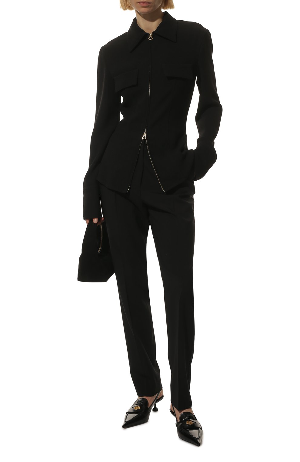 Шерстяные брюки Dolce & Gabbana  FTAM2T/FUBAJ Фото 2