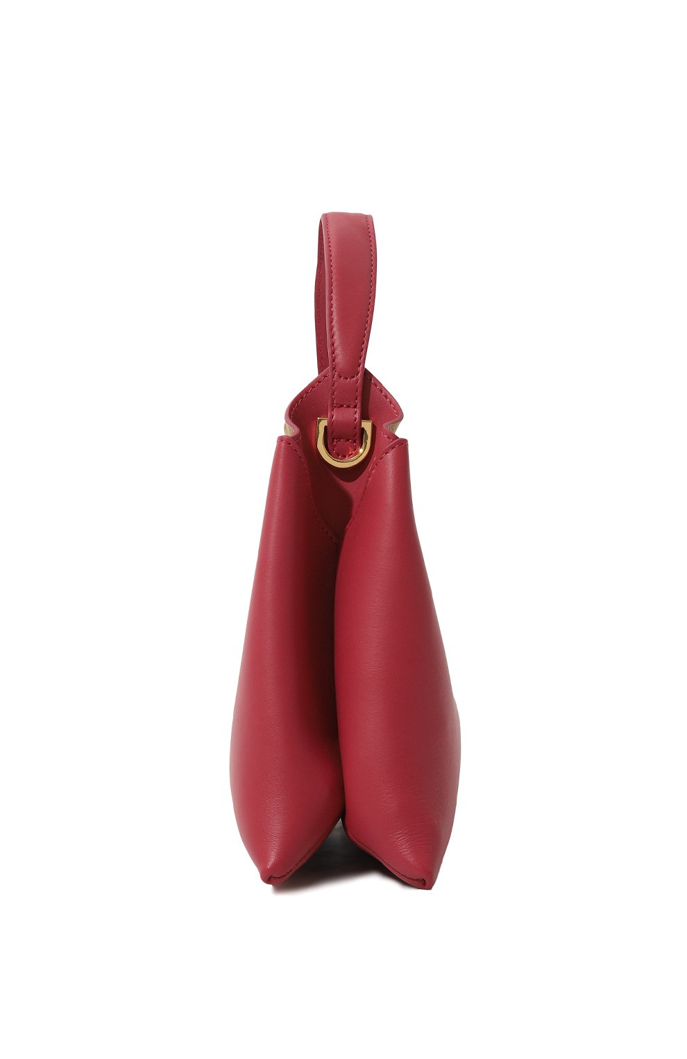 Женская сумка elieze mini REE PROJECTS розового цвета, арт. ELIEZMI1SC | Фото 4 (Сумки-технические: Сумки через плечо; Материал: Натуральная кожа; Материал сплава: Проставлено; Размер: mini; Ремень/цепочка: На ремешке; Драгоценные камни: Проставлено)
