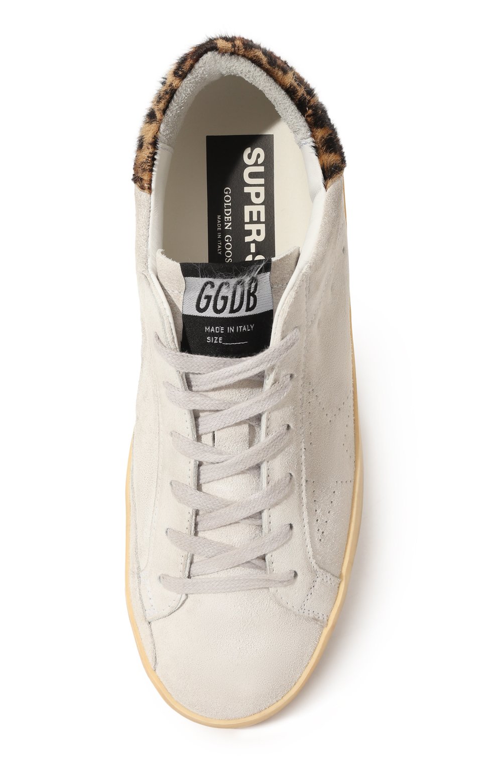 Кожаные кеды Super-Star Golden Goose Deluxe Brand GWF00105.F003267 Фото 6