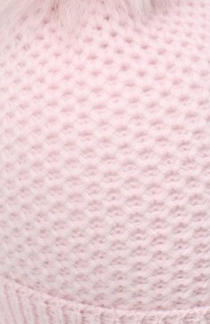 Детского кашемировая шапка GIORGETTI CASHMERE розового цвета, арт. MB1695/4A | Фото 3 (Материал: Текстиль, Кашемир, Шерсть)