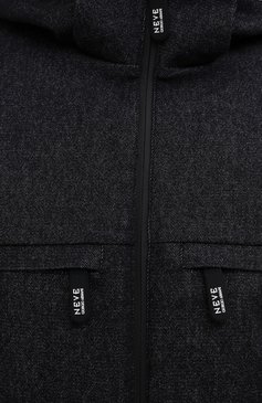 Мужская утепленная куртка GIORGIO ARMANI тем но-синего цвета, арт. 1WG0B06G/T0316 | Фото 5 (Кросс-КТ: Куртка, Деним; Материал внешний: Шерсть; Рукава: Длинные; Мужское Кросс-КТ: утепленные куртки; Материал сплава: Проставлено; Материал подклада: Синтетический материал; Драгоценные камни: Проставлено; Длина (верхняя одежда): Короткие; Стили: Кэжуэл)