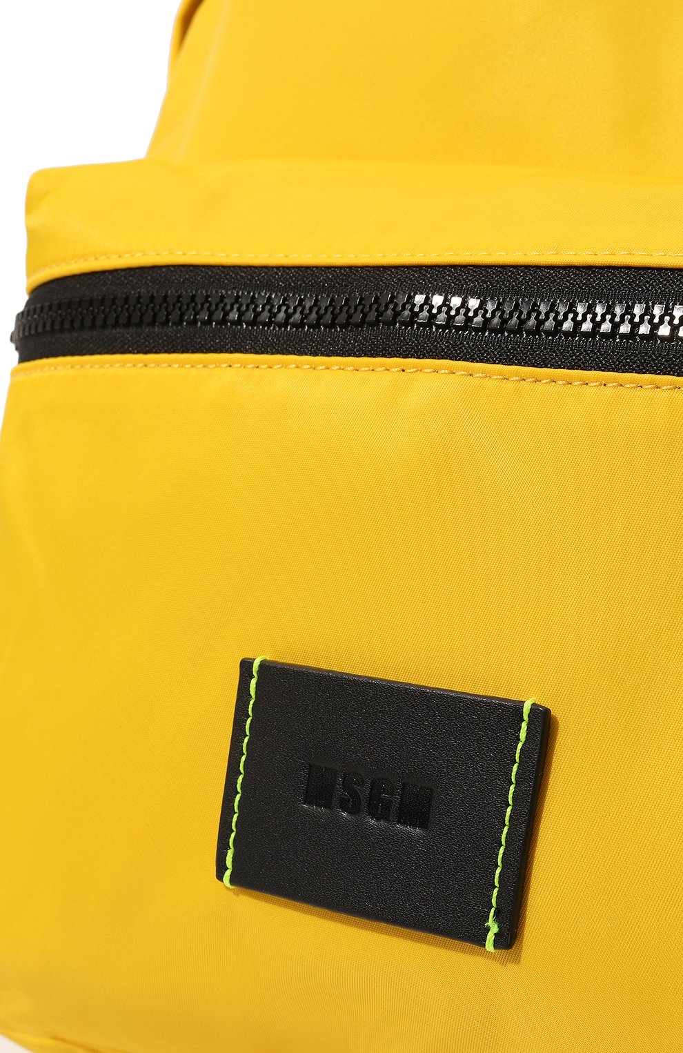 Женский рюкзак MSGM желтого цвета, арт. 3440MZ90 638 | Фото 3 (Материал: Текстиль; Стили: Спорт; Размер: large)