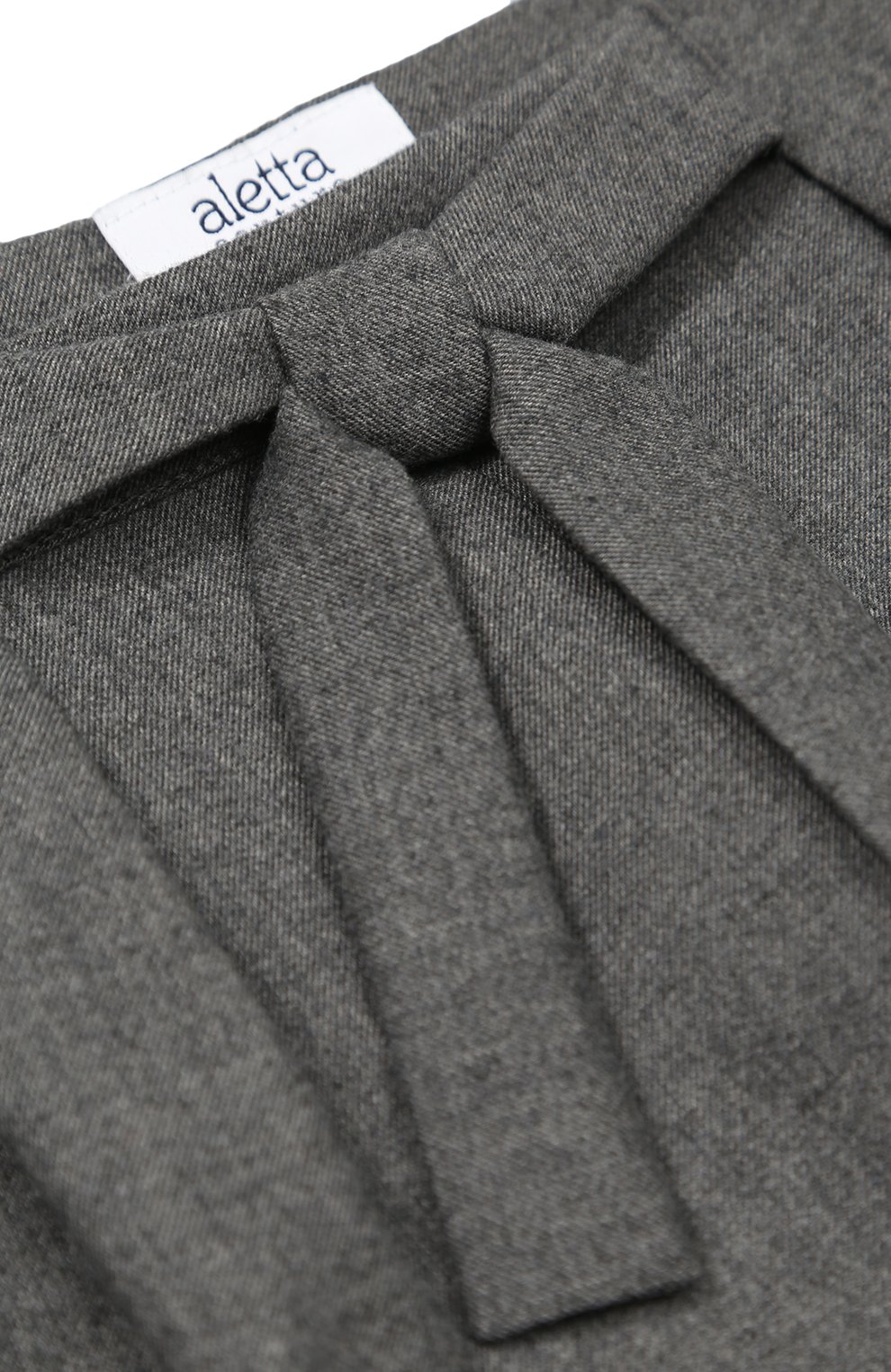 Шорты для девочки прямого кроя с бантом и отворотами Aletta  AF777334R/9A-16A Фото 3