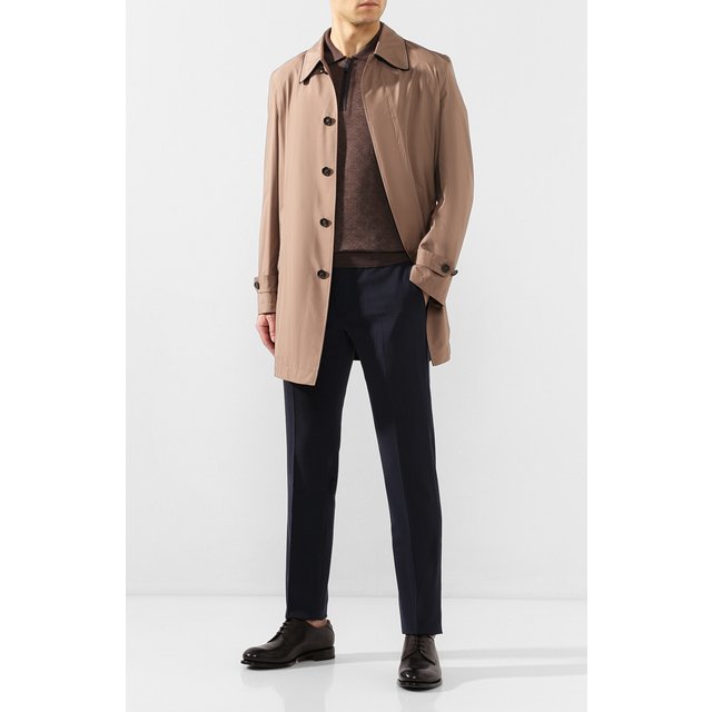 фото Брюки из смеси шерсти и хлопка loro piana