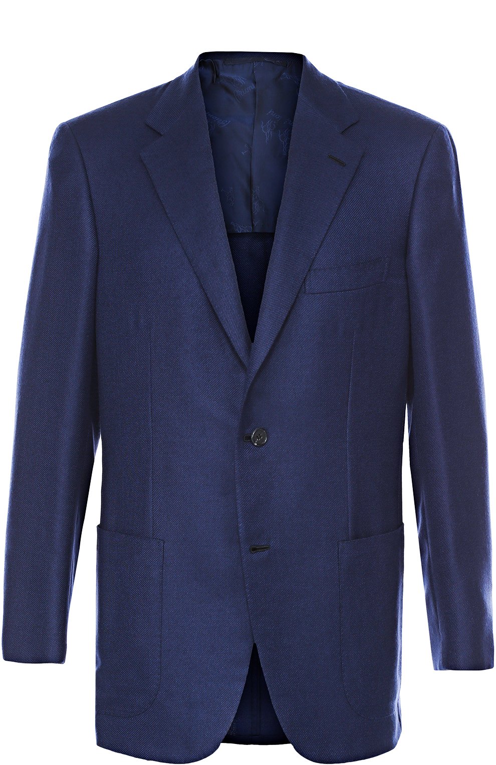 Однобортный пиджак из смеси кашемира и шелка Brioni RGH0/P6313/PARLAMENT0/2