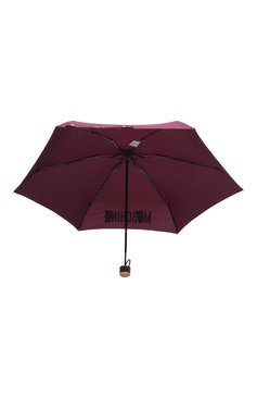 Женский складной зонт MOSCHINO фиолетового цвета, арт. 8550-SUPERMINIX | Фото 3 (Материал: Текстиль, Синтетический материал, Металл; Материал сплава: Проставлено; Нос: Не проставлено)