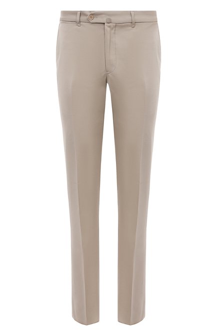 Мужские шерстяные брюки EMPORIO ARMANI бежевого цвета по цене 39950 руб., арт. H41PC8/01504 | Фото 1