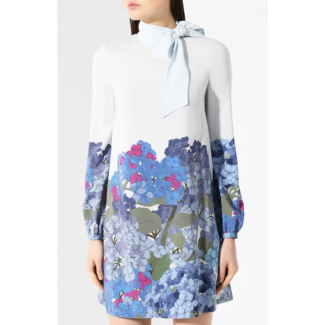 фото Шелковое платье valentino