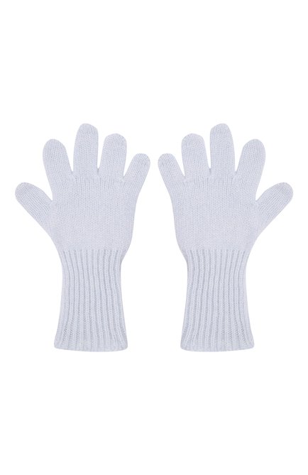 Детские кашемировые перчатки GIORGETTI CASHMERE голубого цвета, арт. MB1699/4A | Фото 2 (Материал: Кашемир, Шерсть, Текстиль)