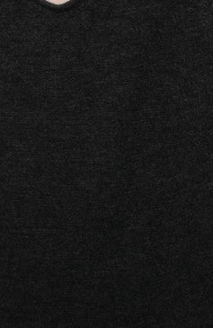 Женское кашемировое боди BOTTEGA VENETA темно-серого цвета, арт. 664312/VKSE0 | Фото 5 (Материал внешний: Шерсть, Кашемир; Стили: Гламурный; Материал сплава: Проставлено; Драгоценные камни: Проставлено; Женское Кросс-КТ: Боди-одежда)