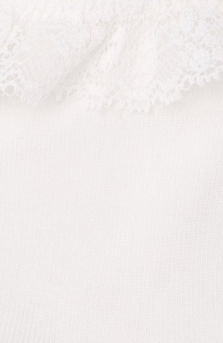 Детские хлопковые носки FALKE белого цвета, арт. 12141 | Фото 2 (Материал: Текстиль, Хлопок; Статус проверки: Проверена категория, Проверено; Кросс-КТ: Носки)