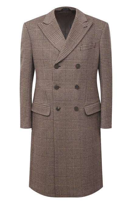Мужской кашемировое пальто GIORGIO ARMANI коричневого цвета по цене 399500 руб., арт. 0WG0L05Q/T01ZU | Фото 1