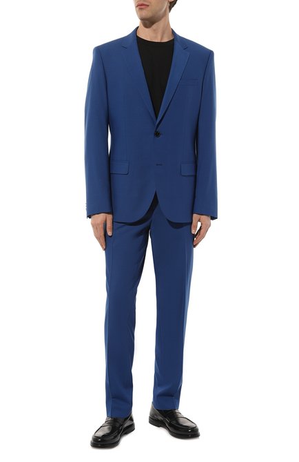 Мужской костюм HUGO синего цвета по цене 52500 руб., арт. 50500239 | Фото 1