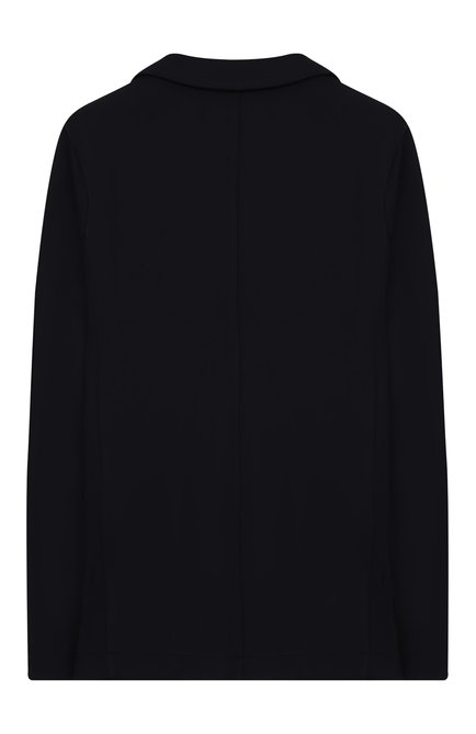 Детский пиджак EMPORIO ARMANI темно-синего цвета, арт. 6G4G81/3JDQZ | Фото 2 (Рукава: Длинные; Статус проверки: Проверено, Проверена категория; Кросс-КТ: пиджак; Материал внешний: Вискоза)