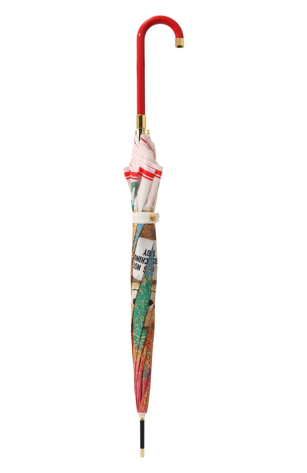Женский зонт-трость MOSCHINO разноцветного цвета, арт. 8415-63AUT0A | Фото 4 (Материал: Текстиль, Синтетический материал, Металл)