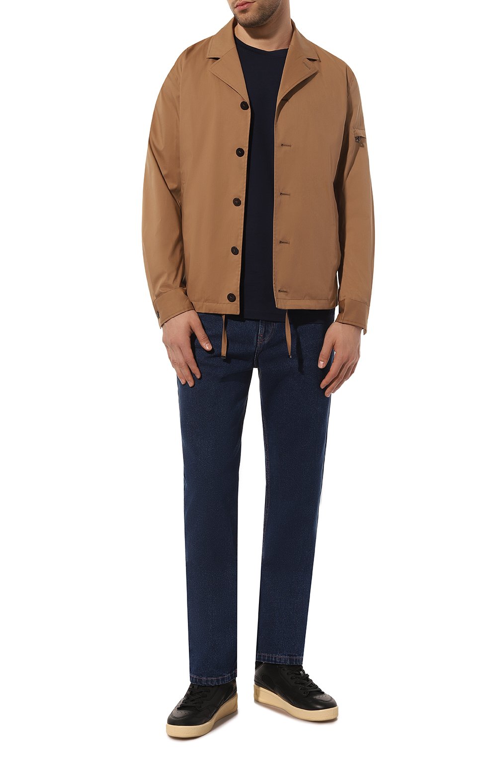 Хлопковая футболка Kiton  UK1367 Фото 2