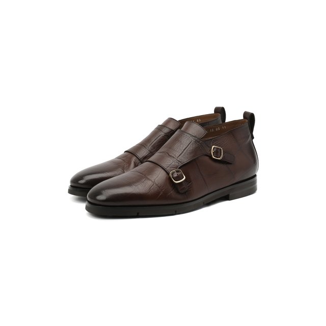 Кожаные ботинки Santoni MCNC16737SI5AGTKT60