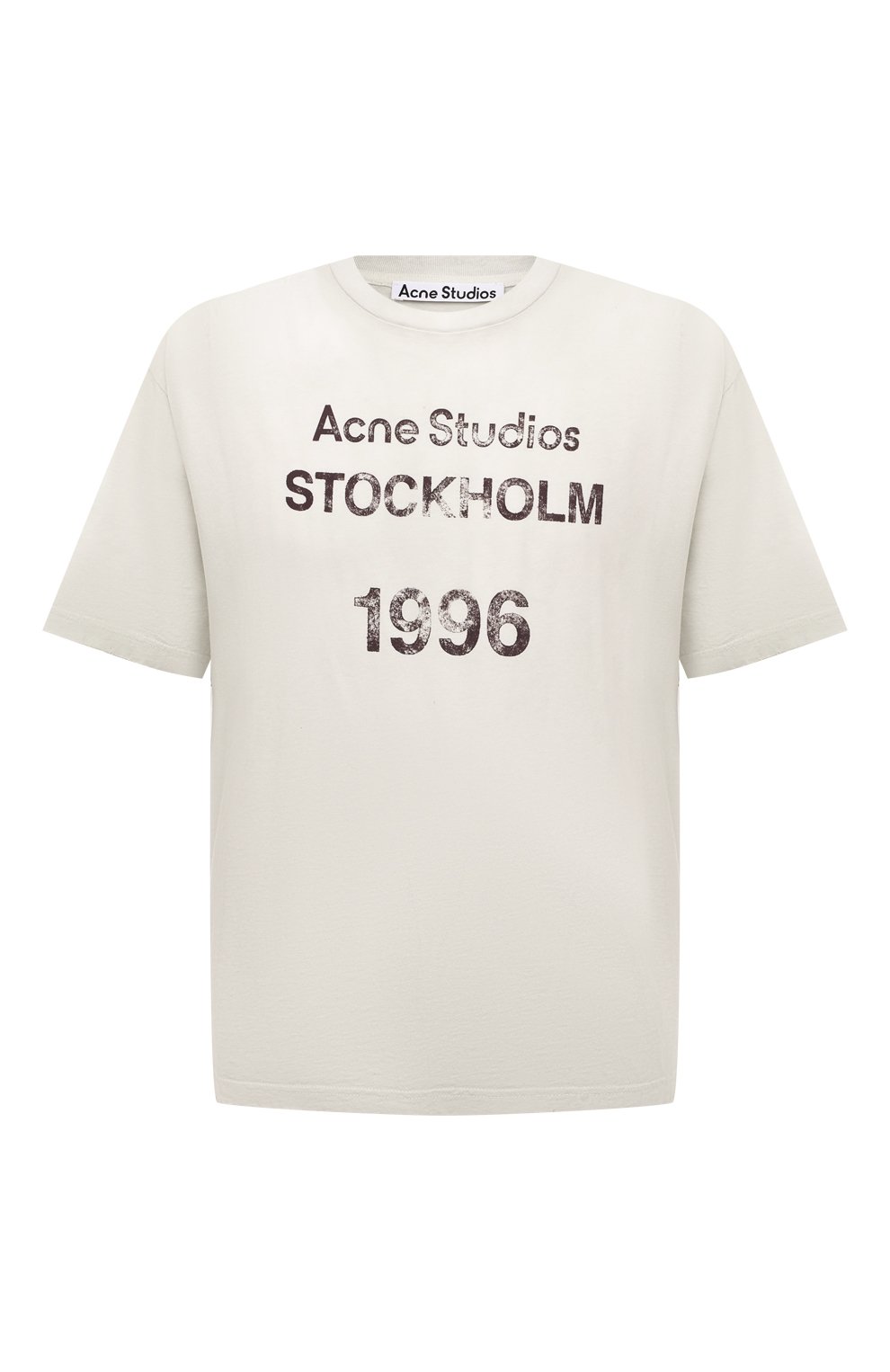 Хлопковая футболка Acne Studios FN MN TSHI000424ABH