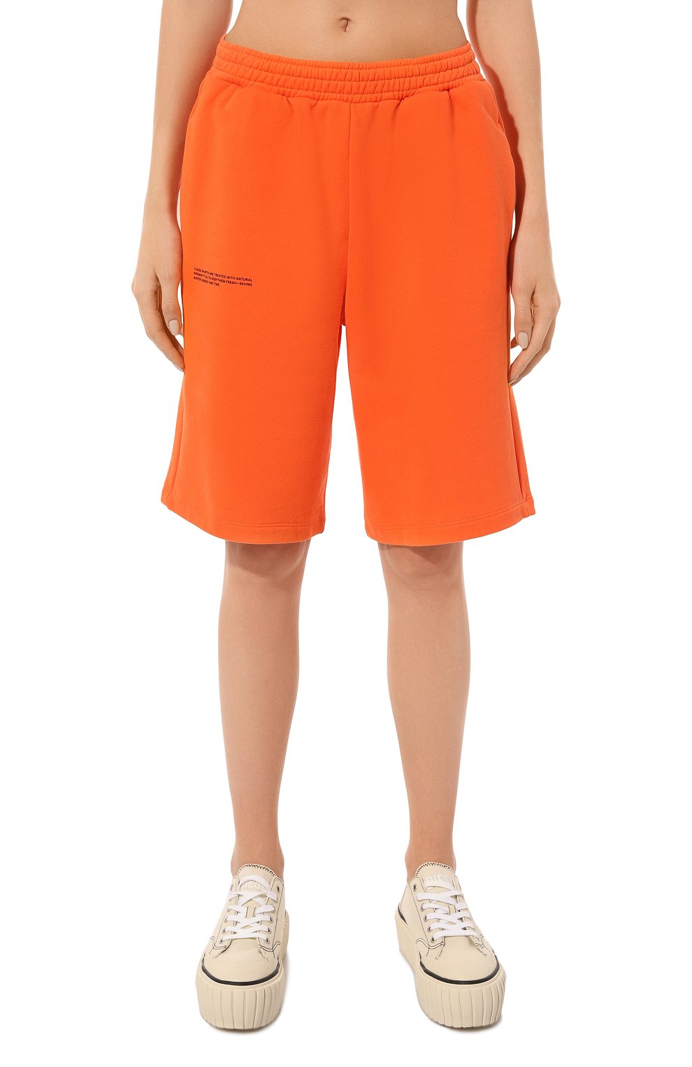 Мужского хлопковые шорты PANGAIA оранжевого цвета, арт. 365 Long Shorts | Фото 3 (Случай: Повседневный; Региональные ограничения белый список (Axapta Mercury): Не проставлено; Принт: С принтом; Нос: Не проставлено)