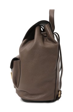 Женский рюкзак beat COCCINELLE темно-коричневого цвета, арт. E1 MF6 14 01 01 | Фото 4 (Размер: medium; Материал: Натуральная кожа; Ма териал сплава: Проставлено; Драгоценные камни: Проставлено; Стили: Кэжуэл)
