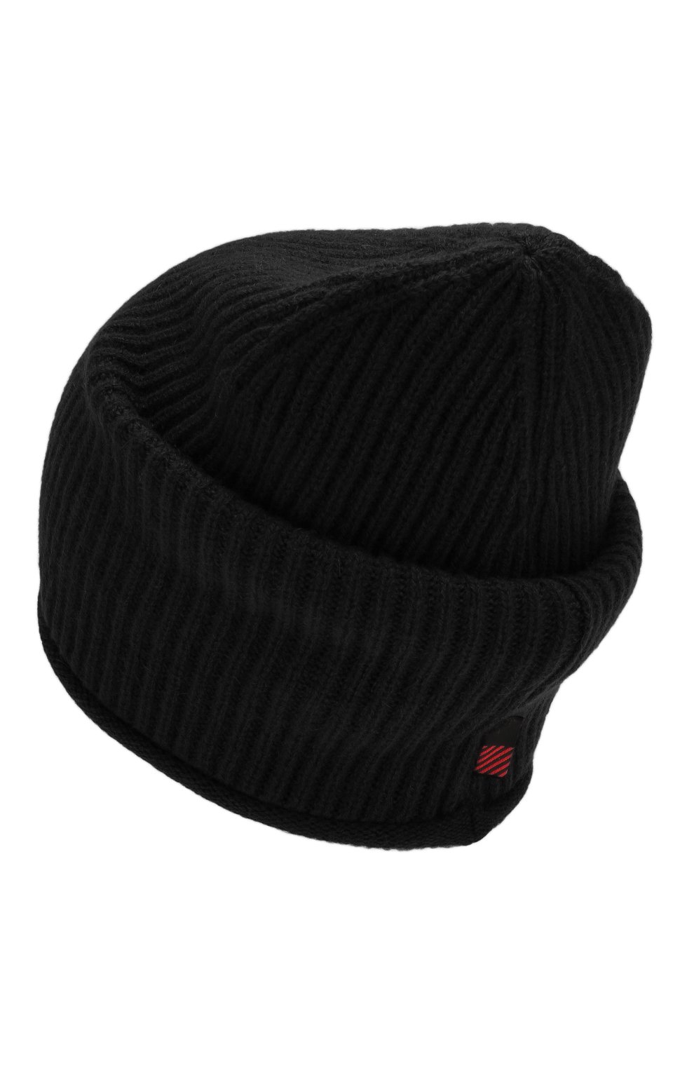 Женская кашемировая шапка WOOLRICH черного цвета, арт. WWACC1451/UF0391 | Фото 2 (Материал: Текстиль, Кашемир, Шерсть)
