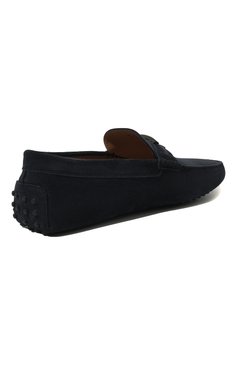 Мужские замшевые мокасины TOD’S темно-синего цвета, арт. XXM0GW0CT50RE0 | Фото 5 (Материал внутренний: Натуральная кожа; Материал внешний: Замша; Стили: Кэжуэл; Длина стельки: 29, 25,7, 26,1, 26,5, 26,9, 27,4, 27,8, 28,2, 28,6, 29,4, 29,8, 30,3, 30,7, 24,8, 25,2)