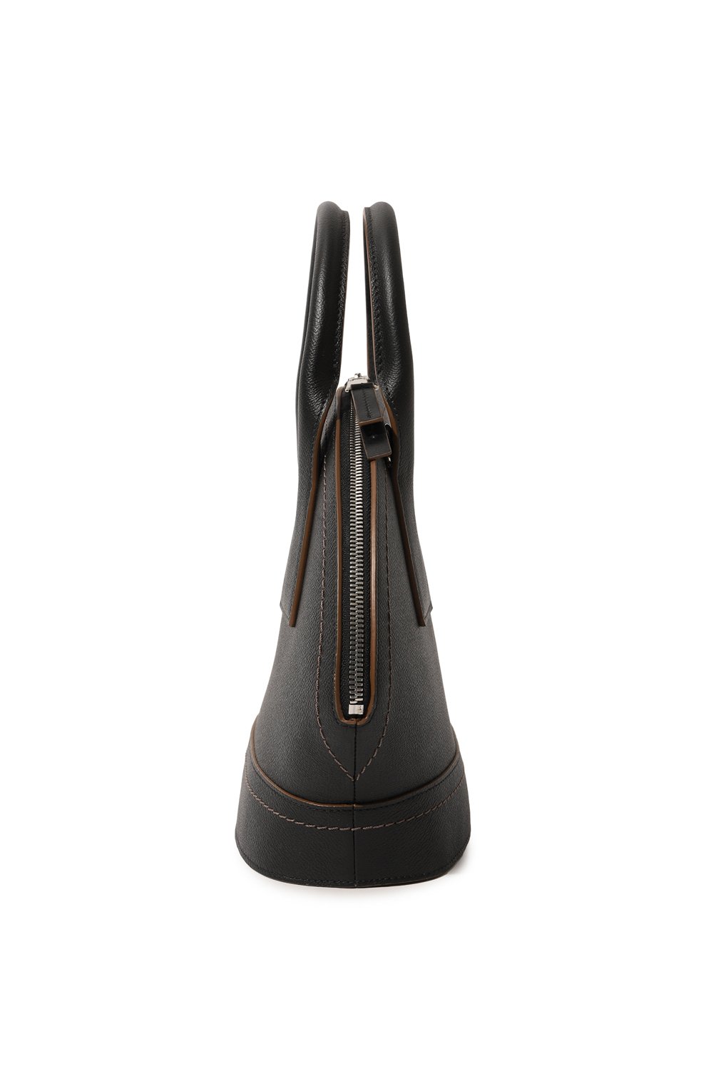 Женская сумка macaron m LANCEL черного цвета, арт. A11732 | Фото 4 (Сумки-технические: Сумки top-handle; Материал: Натуральная кожа; Размер: small)