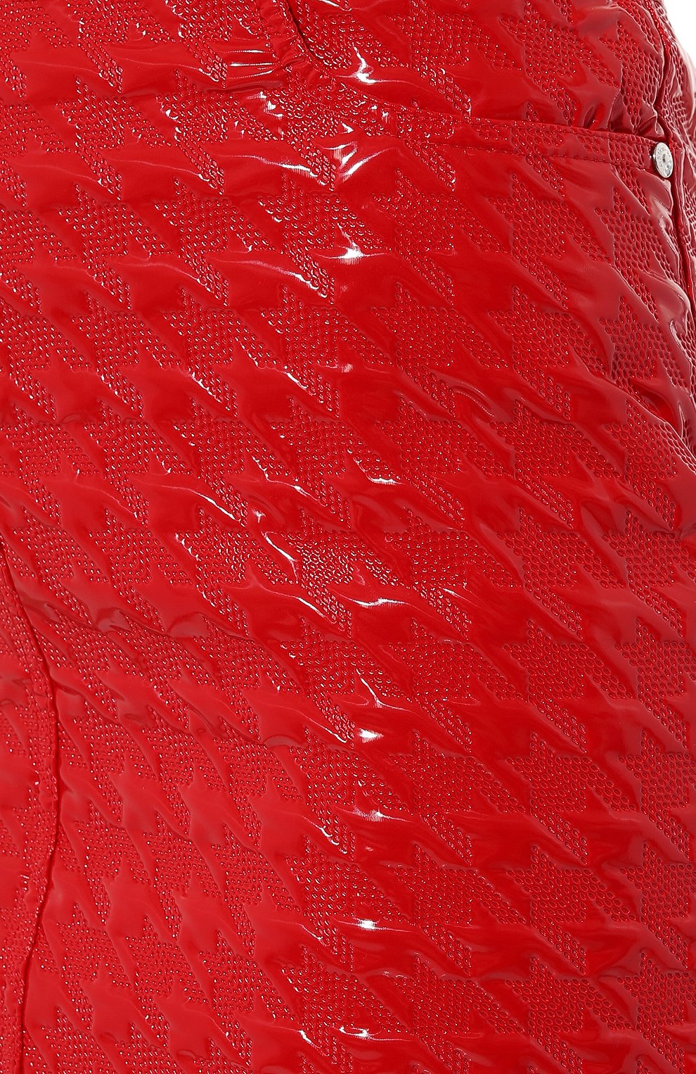 Женская юбка MSGM красного цвета, арт. 3541MDD24/237607 | Фото 5 (Стили: Гламурный; Длина Ж (юбки, платья, шорты): Мини; Материал внешний: Синтетический материал; Женское Кросс-КТ: Юбка-одежда; Материал сплава: Проставлено; Драгоценные камни: Проставлено)