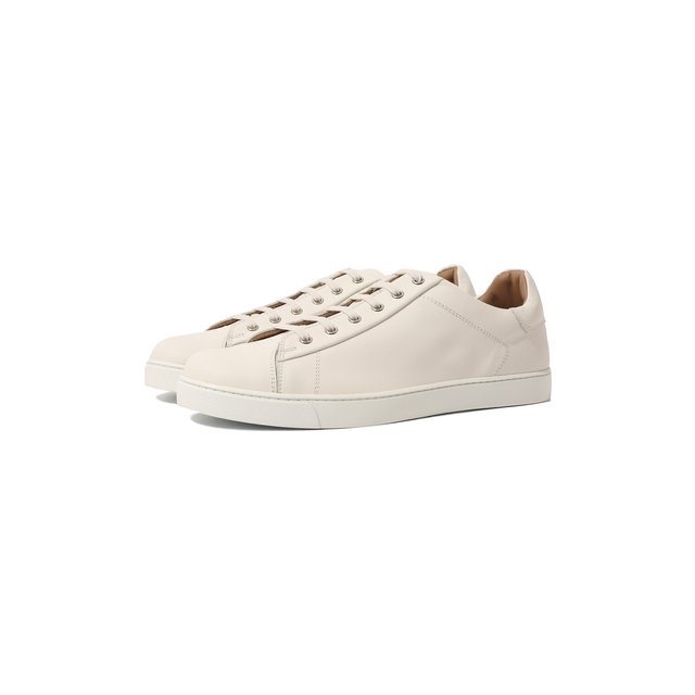 Кожаные кеды Gianvito Rossi S26340.M1WHT.CLNBIAN