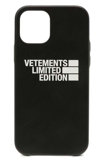 Чехол для iphone 12/12 pro VETEMENTS черного цвета, арт. UE51SA160B 2471/M/BLACK NEXT PR0 | Фото 1 (Материал: Пластик)