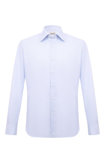 Мужская хлопковая сорочка ALESSANDRO GHERARDI светло-голубого цвета по цене 16300 руб., арт. BR1-1G-7T/1054 | Фото 1