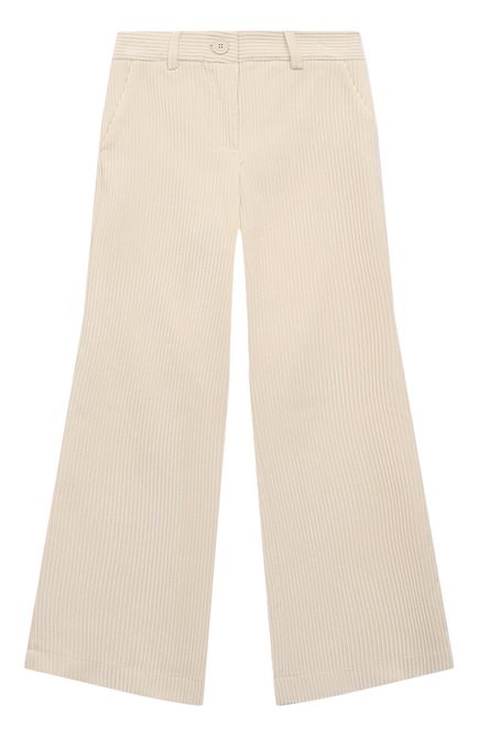 Детские брюки MONNALISA бежевого цвета по цене 18060 руб., арт. 17B407 | Фото 1