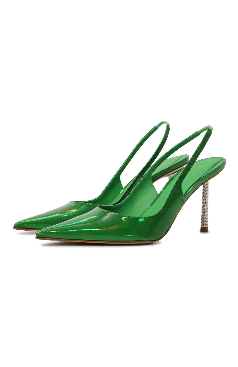 Женские зеленые кожаные туфли chanel bella LE SILLA купить в  интернет-магазине ЦУМ, арт. 4228Z080G8PPSHI