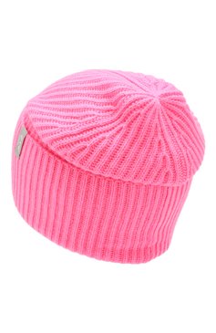 Женская кашемировая шапка FTC розового цвета, арт. 760-0960 | Фото 2 (Материал: Текстиль, Кашемир, Шерсть; Статус проверки: Проверено, Проверена категория)