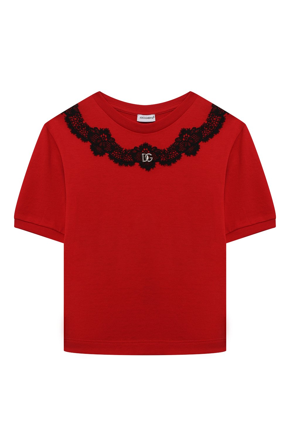 Хлопковая футболка Dolce & Gabbana L5JTKY/G7I4N/8-14