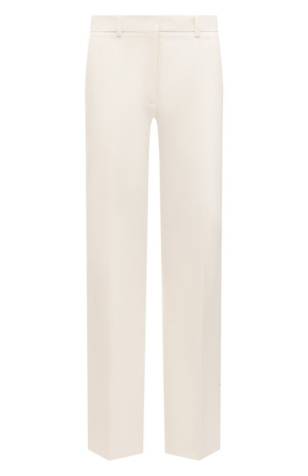 Женские шерстяные брюки VALENTINO белого цвета по цене 145500 руб., арт. XB0RB4M774B | Фото 1