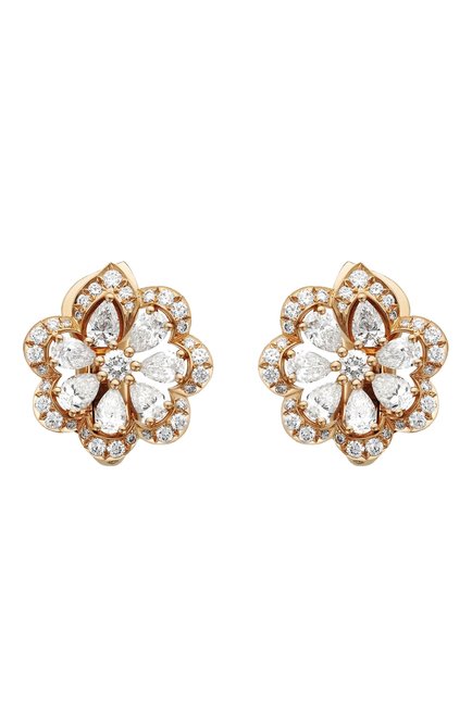 Женские серьги CHOPARD бесцветного цвета, арт. 848347-5001 | Фото 1 (Материал сплава: Розовое золото)