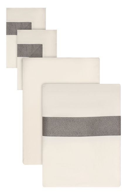 Комплект постельного белья FRETTE серого цвета, арт. FR6587 E3491 240B | Фото 1