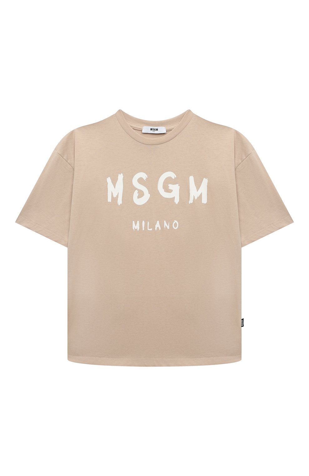 Хлопковая футболка MSGM kids MS029315