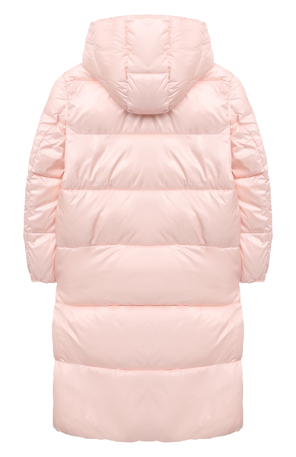 Детское пальто с капюшоном EMPORIO ARMANI светло-розового цвета, арт. 6H3L01/1NLYZ | Фото 2 (Девочки-школьная форма: Верхняя одежда; Кросс-КТ: Зима; Девочки Кросс-КТ: Пуховик-верхняя одежда; Рукава: Длинные; Материал внешний: Синтетический материал; Материал подклада: Синтетический материал; Длина (верхняя одежда): Длинные; Ростовка одежда: 10 - 11 лет | 140 - 146см, 13 - 15 лет | 158 см, 16 лет | 164 см, 4 года | 104 см, 5 лет | 110 см, 6 лет | 116 см, 7 лет | 122 см, 8 лет | 128 см)