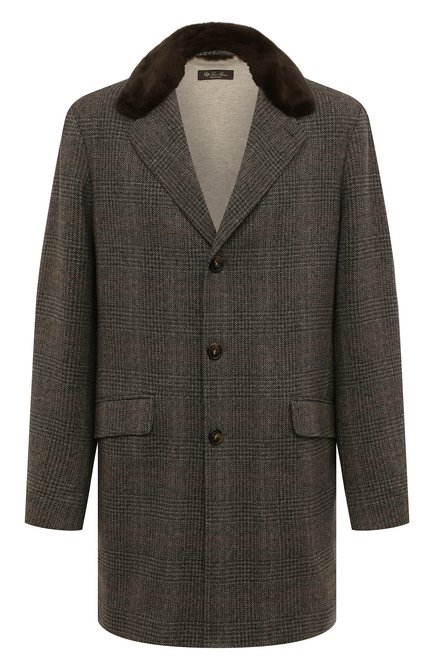 Мужской кашемировое пальто LORO PIANA коричневого цвета по цене 599500 руб., арт. FAI7606 | Фото 1