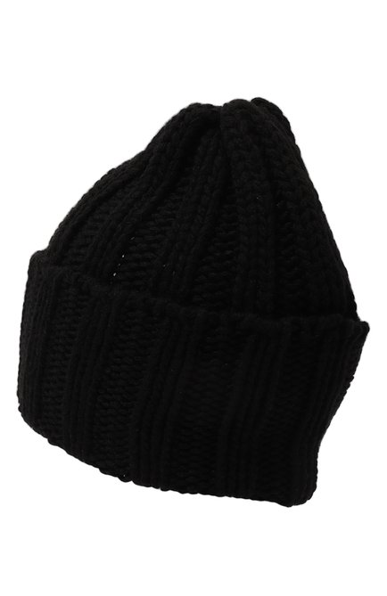 Мужская кашемировая шапка INVERNI черного цвета, арт. 1128 CM | Фото 2 (Материал: Кашемир, Шерсть, Текстиль; Кросс-КТ: Трикотаж)