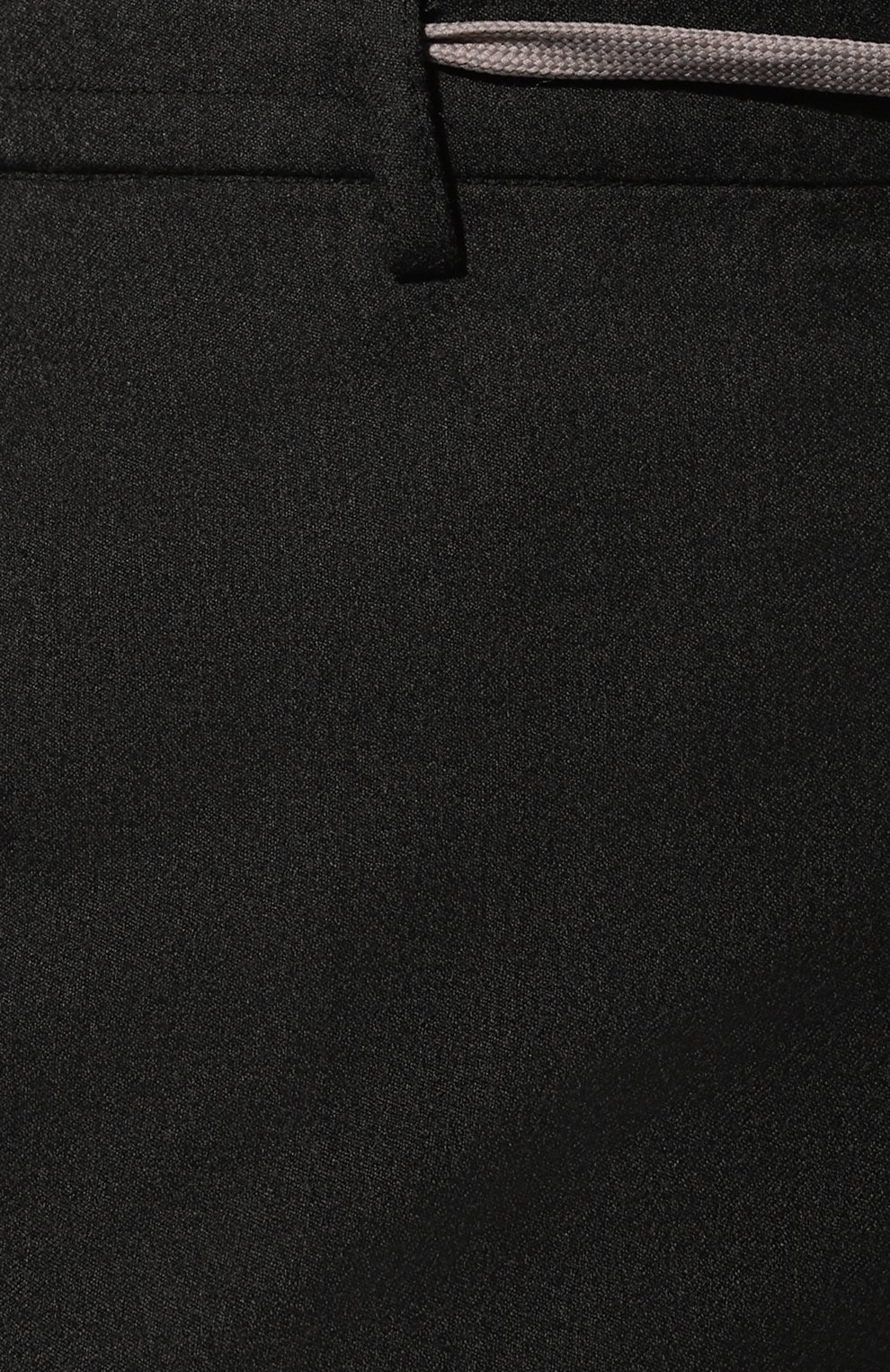Мужские шерстяные брюки CANALI темно-зеленого цвета, арт. V1659/AR03472 | Фото 5 (Материал внешний: Шерсть; Длина (брюки, джинсы): Стандартные; Случай: Повседневный; Материал сплава: Проставлено; Драгоценные камни: Проставлено; Стили: Кэжуэл)