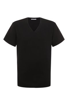 Мужская хлопковая футболка JAMES PERSE черного цвета, арт. MKJ3361/BLK | Фото 1 (Принт: Без принта; Рукава: Короткие; Длина (для топов): Стандартные; Материал внешний: Хлопок; Стили: Кэжуэл)